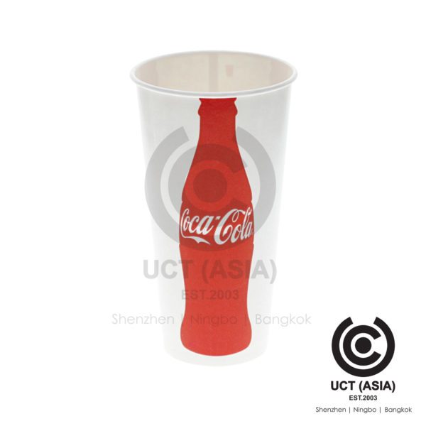 Coca Cola Branded Paper Disposable Glass 2000x2000pixel - 01