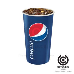 Pepsi Cola Branded Paper Disposable Glass 2000x2000pixel - 03