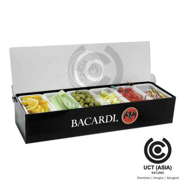 Bacardi Branded POSM Bar Caddies and Dispensers 1000x1000pixel