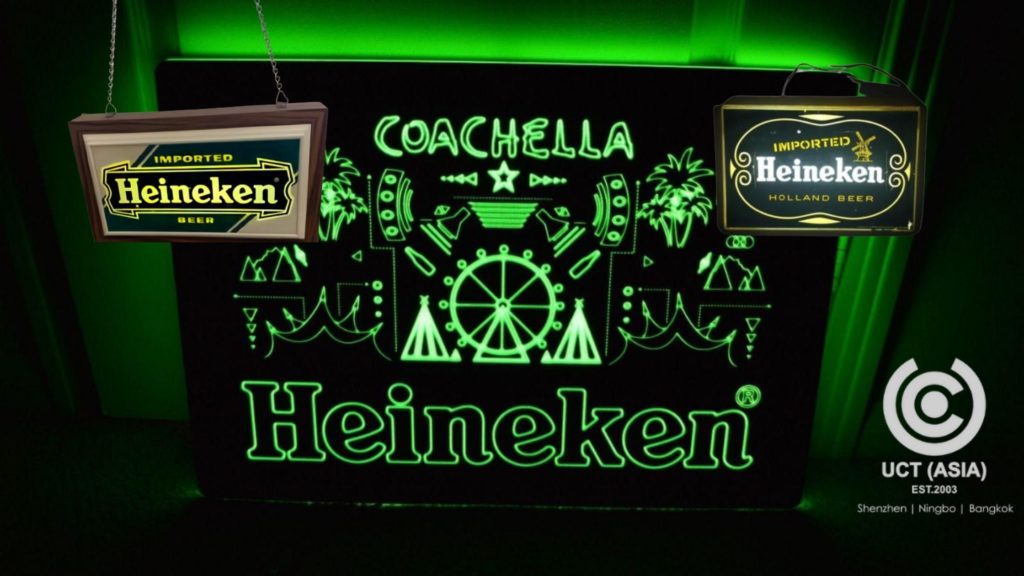Branded Heineken Lighted Beer Bar Boosts Sales