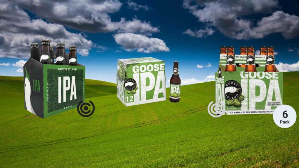 Goose Island Promotes Sales with a Branded Beer Box in the USA