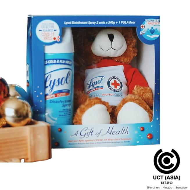 Lysol-gft-of-health-marketing-campaign-Branded-On-Pack-Merchndise-plush-teddy-bear