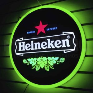 Heineken light store up sign