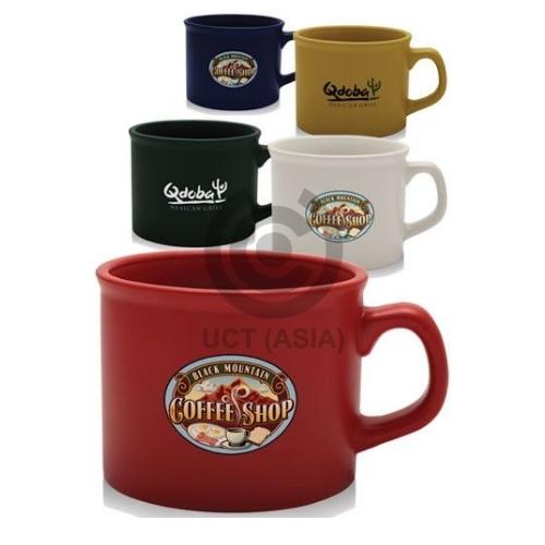 customized mugs in varying colors