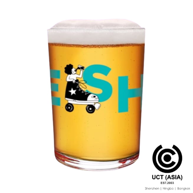 single glass Camden Town Brewery On-Pack Glass Promotion Jack Fresh - UK
