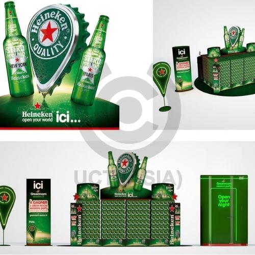 Heineken retail display