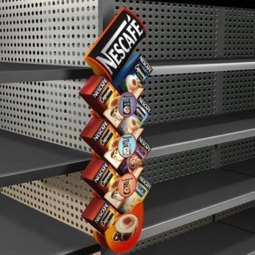 Nescafe Hangsell display shelve