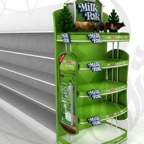Nestle MilkPak end cap display
