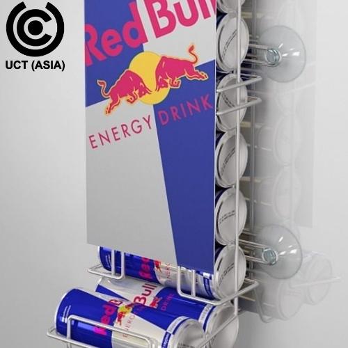 Red bull product Display holder