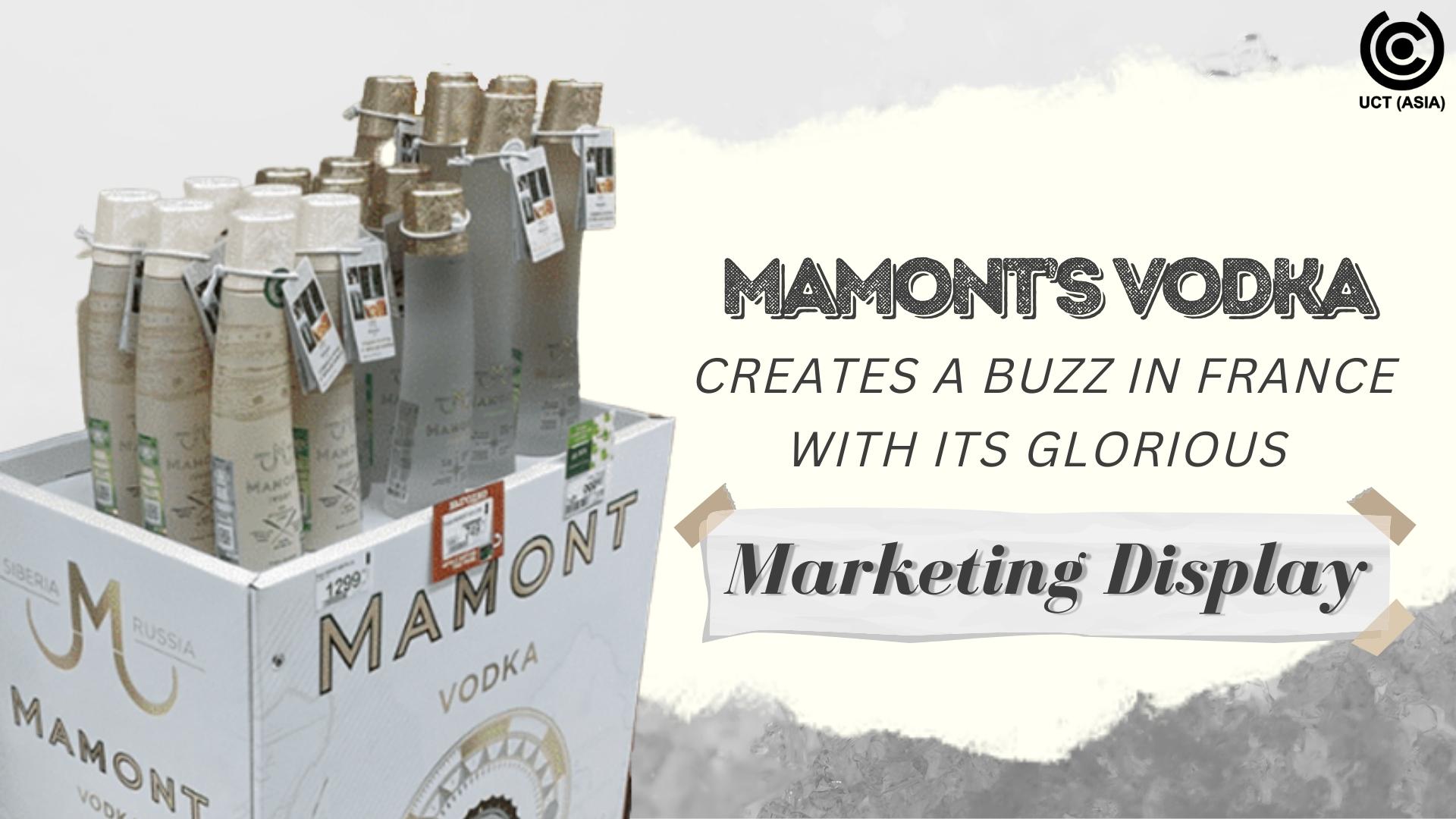 Mamont’s Vodka Creates A Buzz In France With Its Glorious Marketing Display