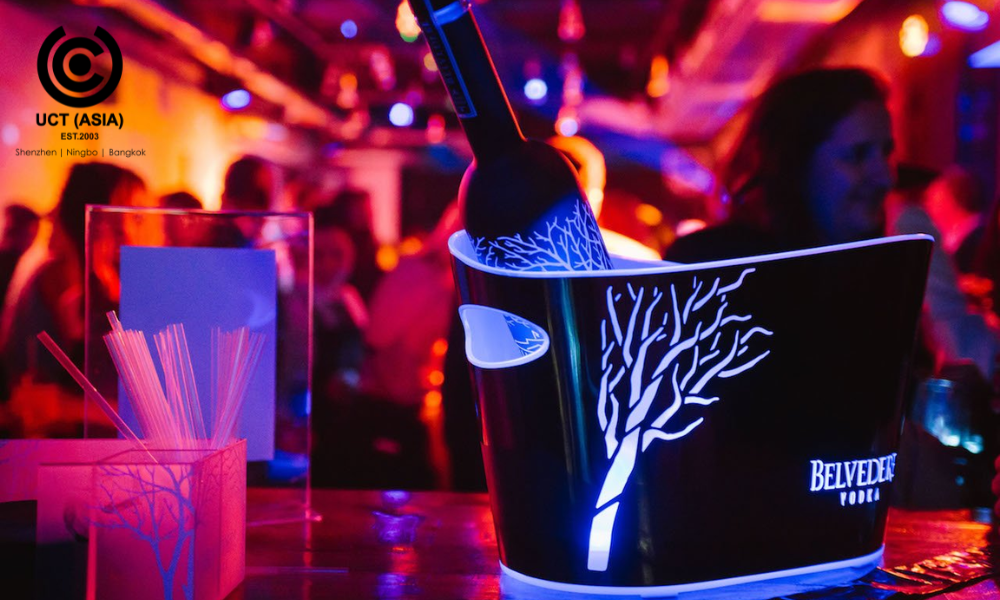 Luminous Vodka Bottles : Midnight Saber