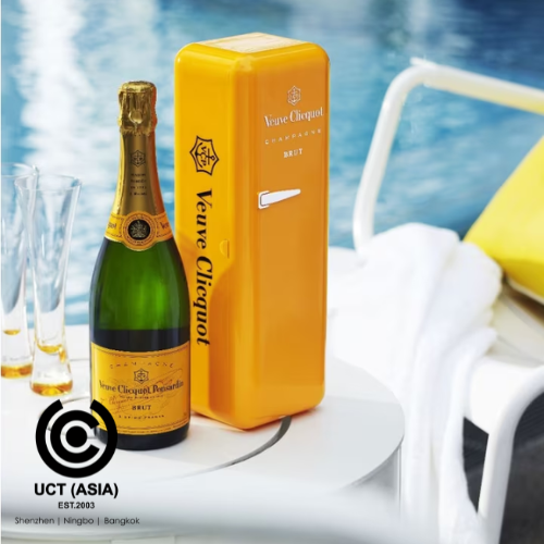 Veuve Clicquot Inspired Orange Champagne Bucket