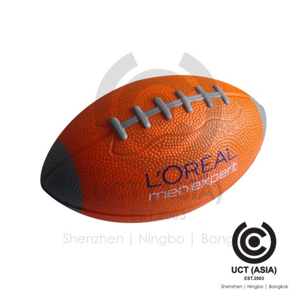 Rugby shape anti stress ball