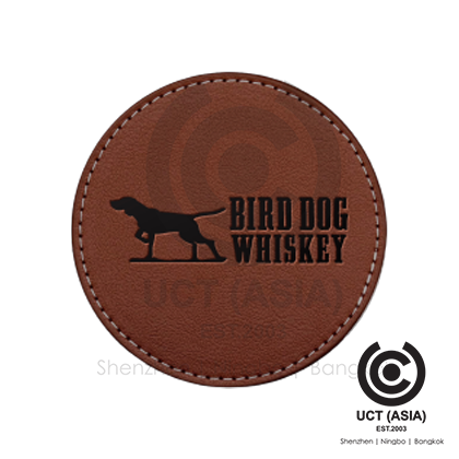 BD Whiskey Leather Coaster