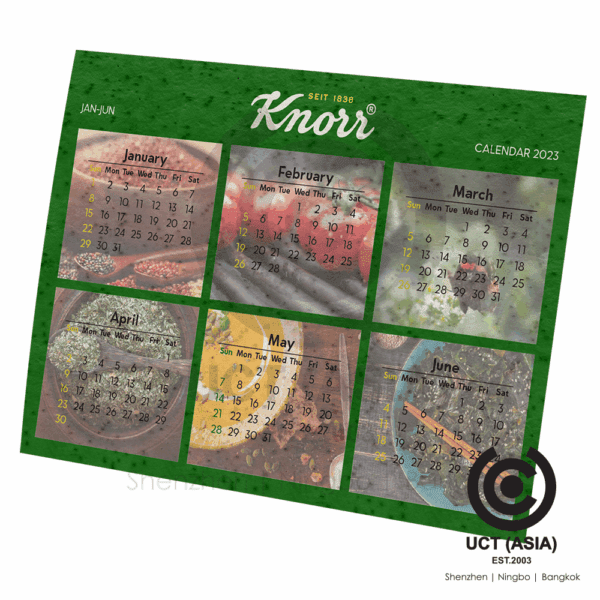 Knorr Paper Calendar