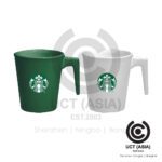 Starbucks Mugs White and Green