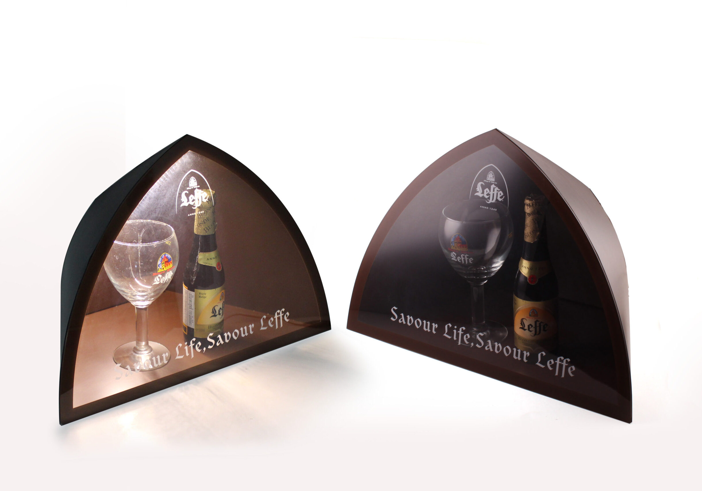 Leffe LED bottle display