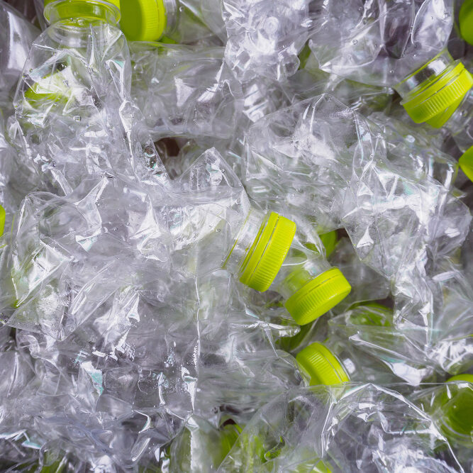 plastic-bottles-recycle-background-concept